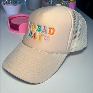 Trucker Hat | Cream | “No Bad Days” | Gently Used